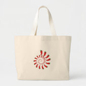 Red Pepper Diva Spiral Grote Tote Bag (Voorkant)
