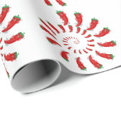 Red Pepper Diva Spiral Large Cadeaupapier (Rol Hoek)
