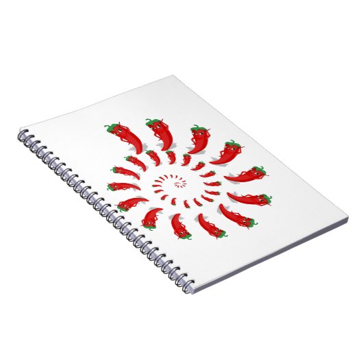 Red Pepper Diva Spiral Notitieboek (Rechterzijde)