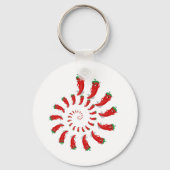 Red Pepper Diva Spiral Sleutelhanger (Voorkant)