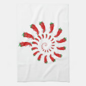 Red Pepper Diva Spiral Theedoek (Verticaal)