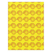 Red Pepper Diva Spiral Yellow Tafelkleed (Voorkant)