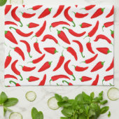 Red Pepper Fun Theedoek (Gevouwen)