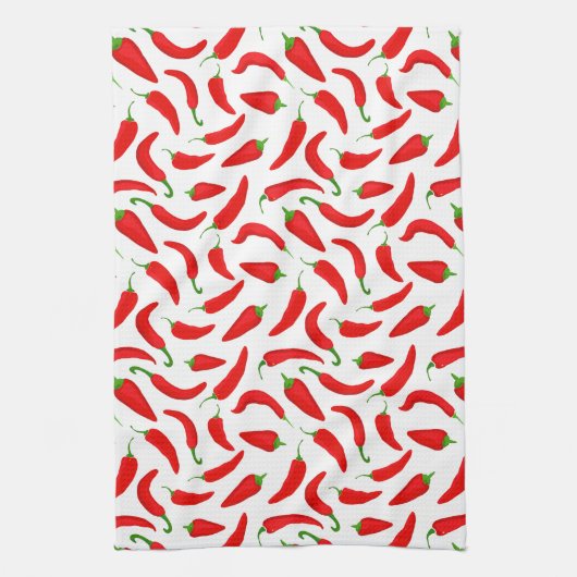 Red Pepper Fun Theedoek (Verticaal)