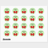 Red Pepper Jelly Ronde Sticker (Vel)