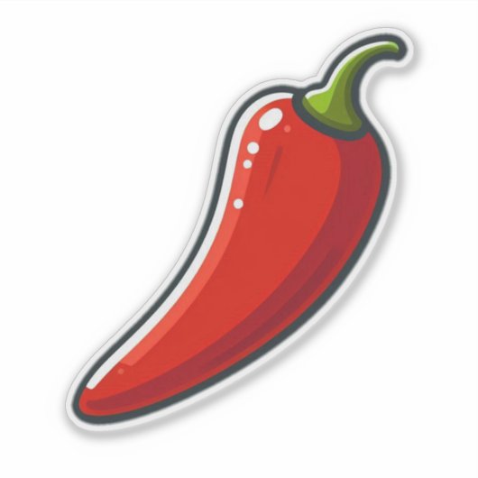 Red Pepper Sticker (Voorkant)
