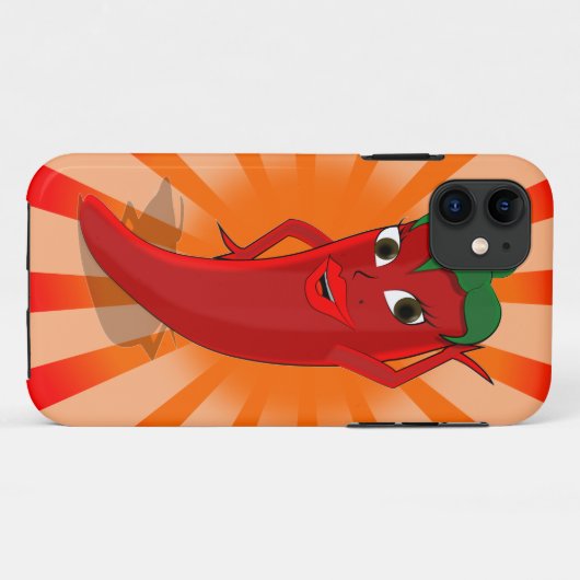 Red Pepper Superstar Case-Mate iPhone Case (Achterkant (horizontaal))