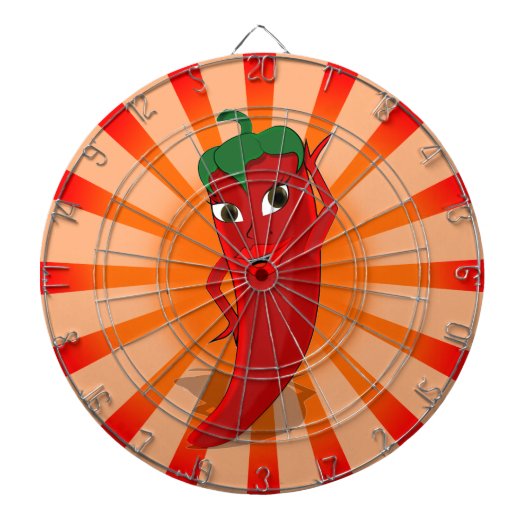 Red Pepper Superstar Dartbord (Voorkant)