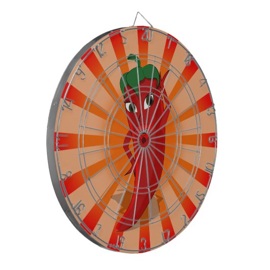 Red Pepper Superstar Dartbord (Voorkant Links)
