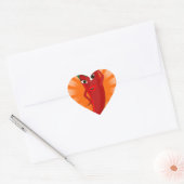 Red Pepper Superstar Hart Sticker (Envelop)