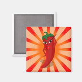Red Pepper Superstar Magneet (Voorkant / Achterkant)