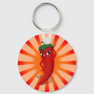 Red Pepper Superstar Sleutelhanger