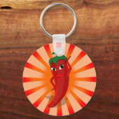Red Pepper Superstar Sleutelhanger (Voorkant)