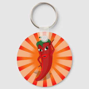 Red Pepper Superstar Sleutelhanger