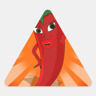 Red Pepper Superstar Sticker
