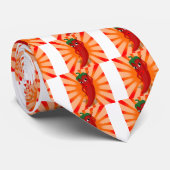 Red Pepper Superstar Stropdas (Opgerold)