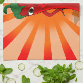 Red Pepper Superstar Theedoek (Gevouwen)