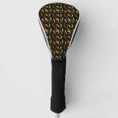Red Peppers Cinco de Mayo Mexican Hot Spicy Food Golfheadcover (Voorkant)