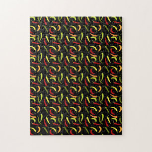 Red Peppers Cinco de Mayo Mexican Hot Spicy Food Legpuzzel