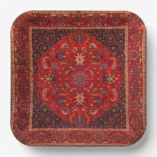 Red Persian Rug van het Bord van het Papier van Ma (Voorkant)