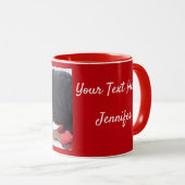 Red personaliseer de Mok van de Coffee van het Mal (Voorkant rechts)