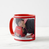 Red personaliseer de Mok van de Coffee van het Mal (Voorkant links)