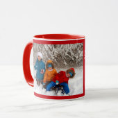 Red personaliseer de Mok van de Coffee van het Mal (Voorkant links)