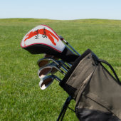 Red Personalized Golfer Golfheadcover (Insitu)