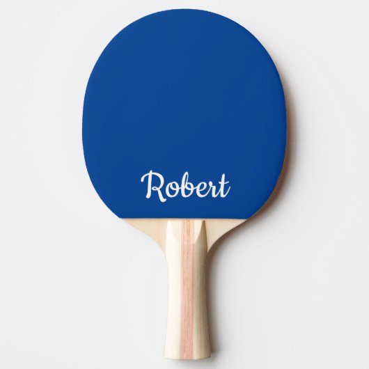 Red Personalized Name Ping Pong Paddle Tafeltennisbatje (Voorkant)