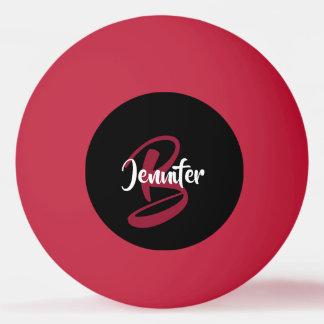 Red Personalized Pingpongbal