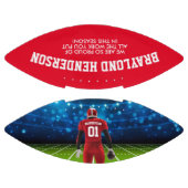 Red Personalized Player Football (Panelen)