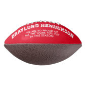 Red Personalized Player Football (Gedraaid 90)