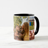 Red Persoonlijke Happy Valentine's Day Foto Mok (Voorkant rechts)