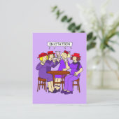 Red Pet Dames uitnodiging (Staand voorkant)