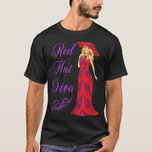 Red Pet Diva  Style Cadeaus T-shirt