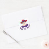Red Pet Mama Vierkante Sticker (Envelop)