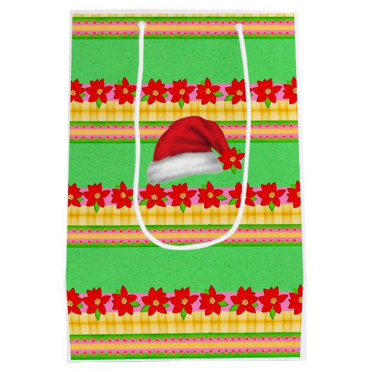 Red Pet Merry kerstcadeaus Medium Cadeauzakje (Achterkant)