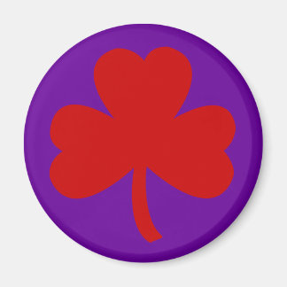 Red Pet Shamrock Magneet