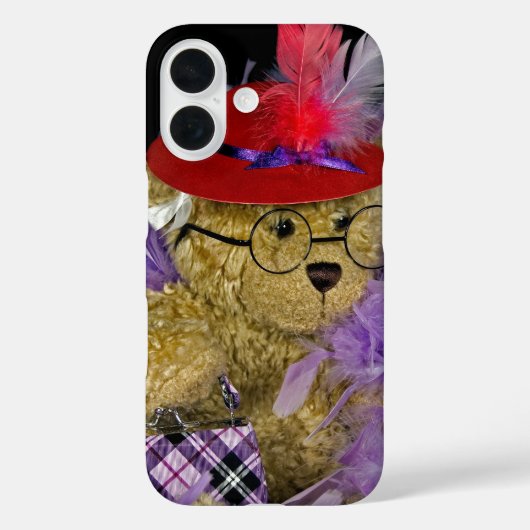 Red Pet Teddy Bear Case-Mate iPhone Case (Achterkant)