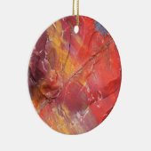 Red Petrified wood detail, Arizona Keramisch Ornament (Rechts)