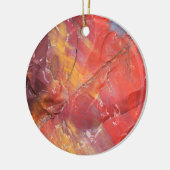 Red Petrified wood detail, Arizona Keramisch Ornament (Links)