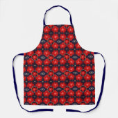 Red Petunia Pattern Schort (Voorkant)