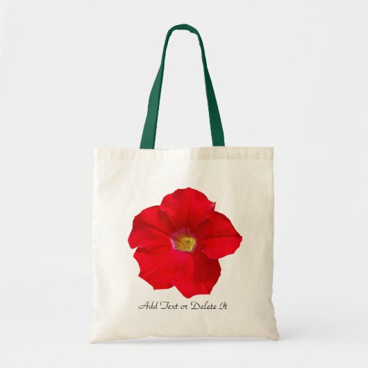 Red Petunia Tote Bag (Voorkant)