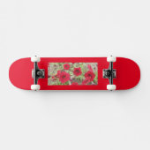 Red Petunias Persoonlijk Skateboard (Horizontaal)
