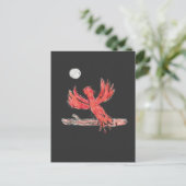 Red Phoenix Briefkaart (Staand voorkant)