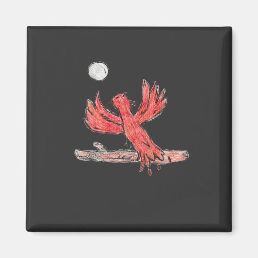 Red Phoenix Magneet (Voorkant)