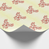 Red Phoenix Rises Cadeaupapier (Hoek)