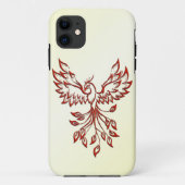 Red Phoenix Rises Case-Mate iPhone Case (Achterkant)