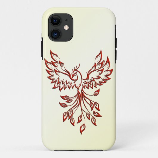 Red Phoenix Rises Case-Mate iPhone Case (Achterkant)