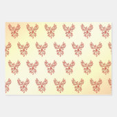 Red Phoenix Rises Inpakpapier Vel (Voorkant)